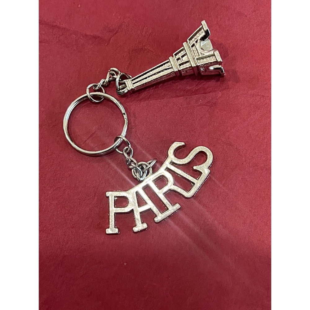 Paris Souvenir Keychain Eiffel Tower
